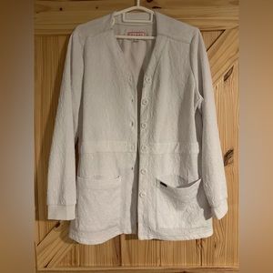 Scrub jacket/ lab coat